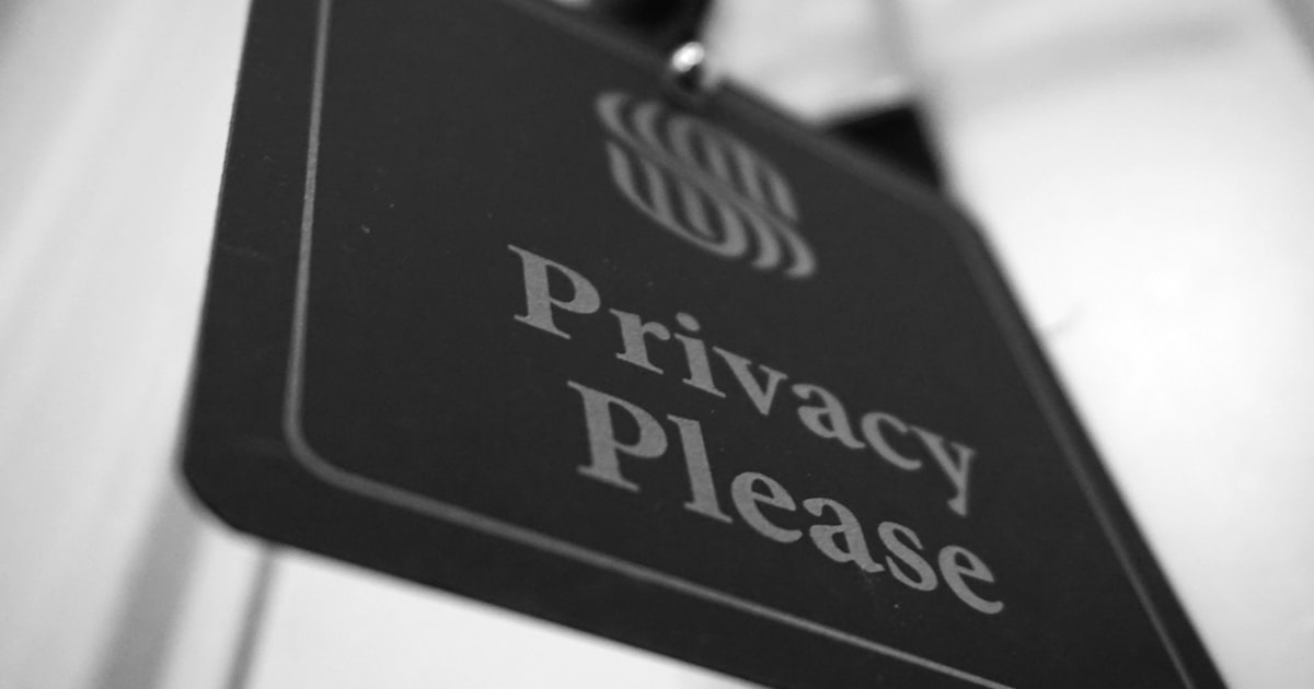 A sign reading Privacy Please — representing the need for structured consent management